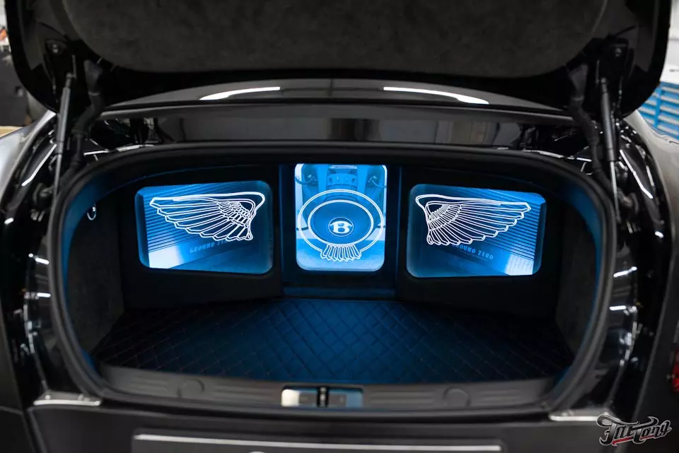 Bentley Continental GT. Шумоизоляция салона и замена штатной акустической системы!